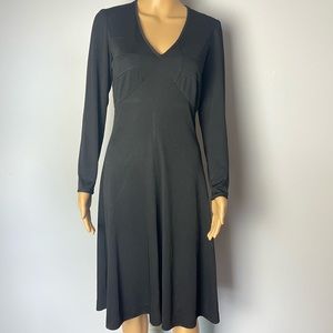 Vintage 70s Minimalistic Black Dress
